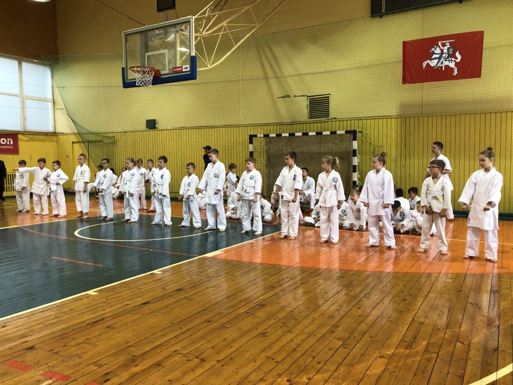 karate vaiku egzaminas