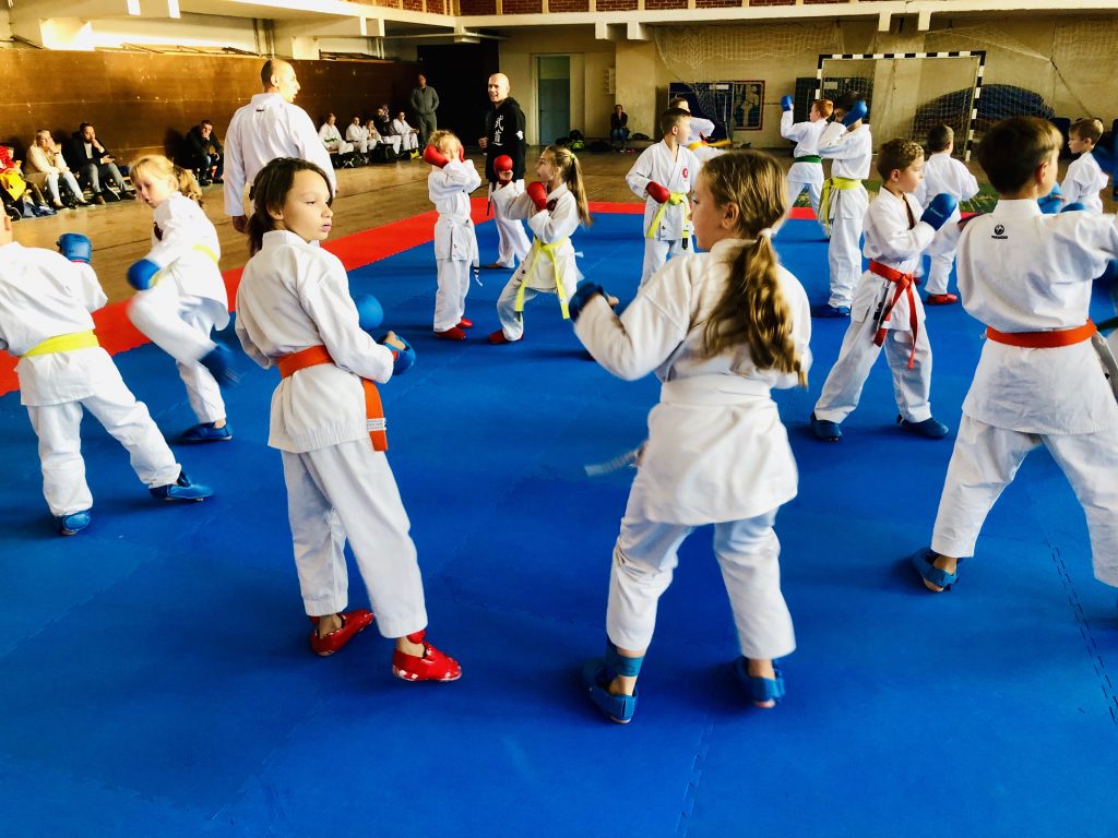 karate mergaitės